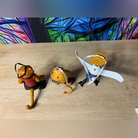 Kung Fu Panda Christmas ornament; Set Of 3, Master Monkey, Master Crane, Tigress - Picture 4 of 9